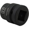 Dynamic 1" Drive Standard Socket, Black Phosphate, Tools 27MM X 1" Drive, 6 Point Standard Length D025027 - alternate 4